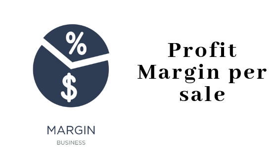 estimate profit margin per sale